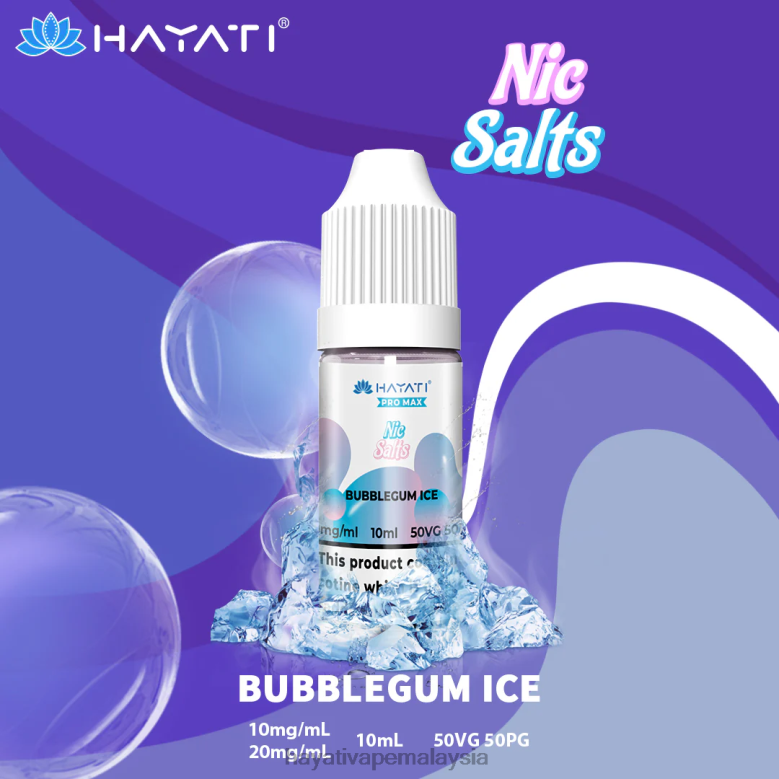 Hayati Pro Max garam nic ais bubblegum 82Z4B249 Hayati Flavour List