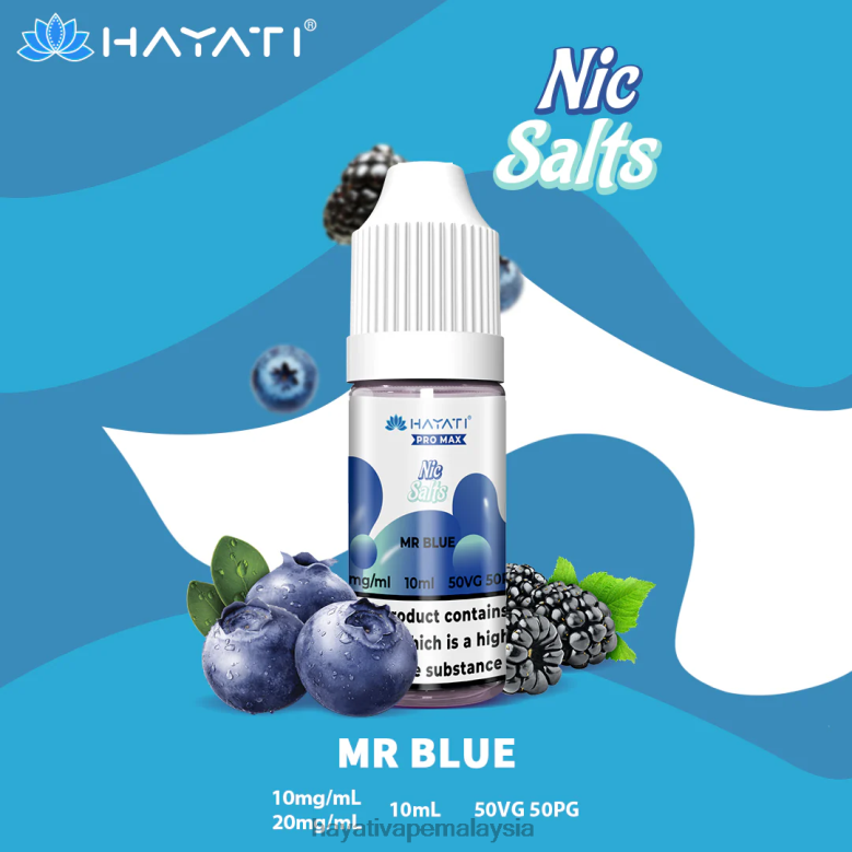 Hayati Pro Max garam nic encik biru 82Z4B251 Hayati Malaysia