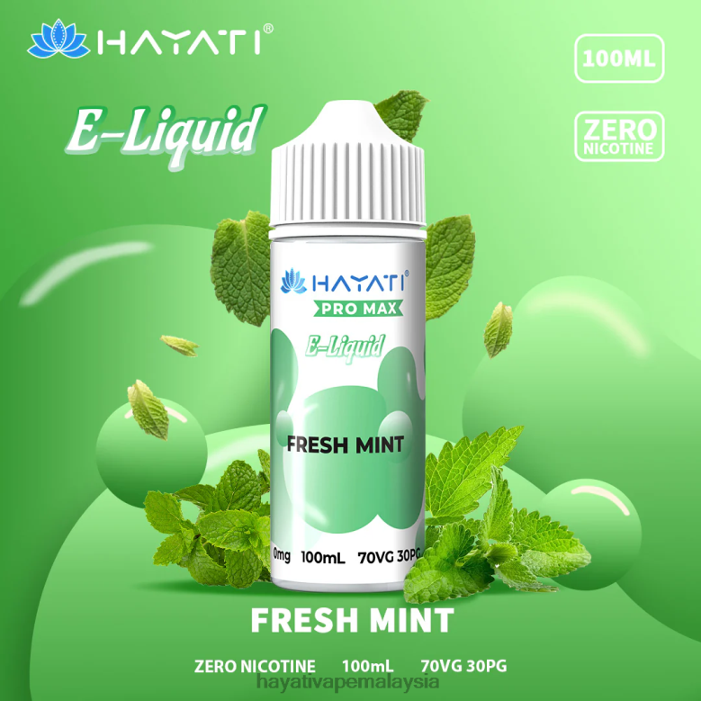 Hayati Pro Max garam nic pudina segar 82Z4B255 Hayati Vape Review