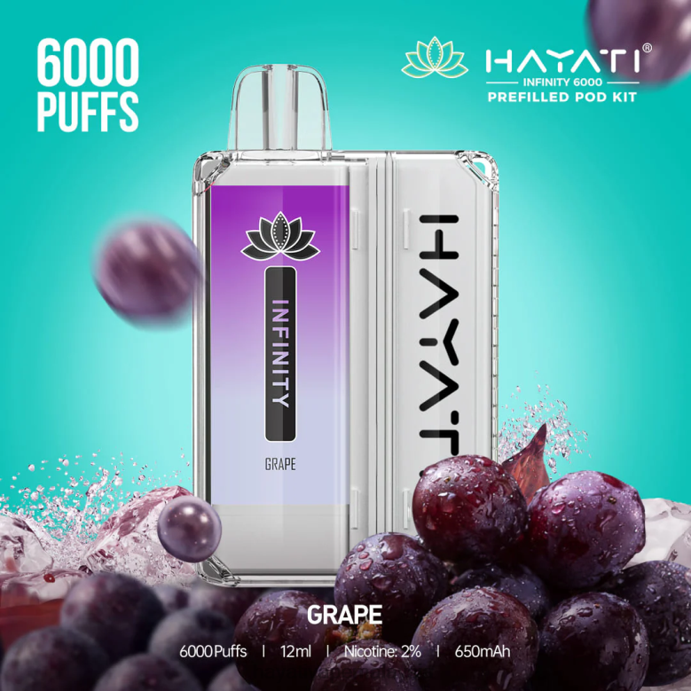 Hayati Infinity 6000 kit pod anggur 82Z4B150 Hayati Flavour Vapes