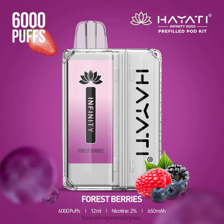 Hayati Infinity 6000 kit pod beri hutan 82Z4B148 Hayati Store Malaysia