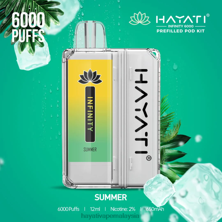 Hayati Infinity 6000 kit pod musim panas 82Z4B162 Hayati Kuala Lumpur