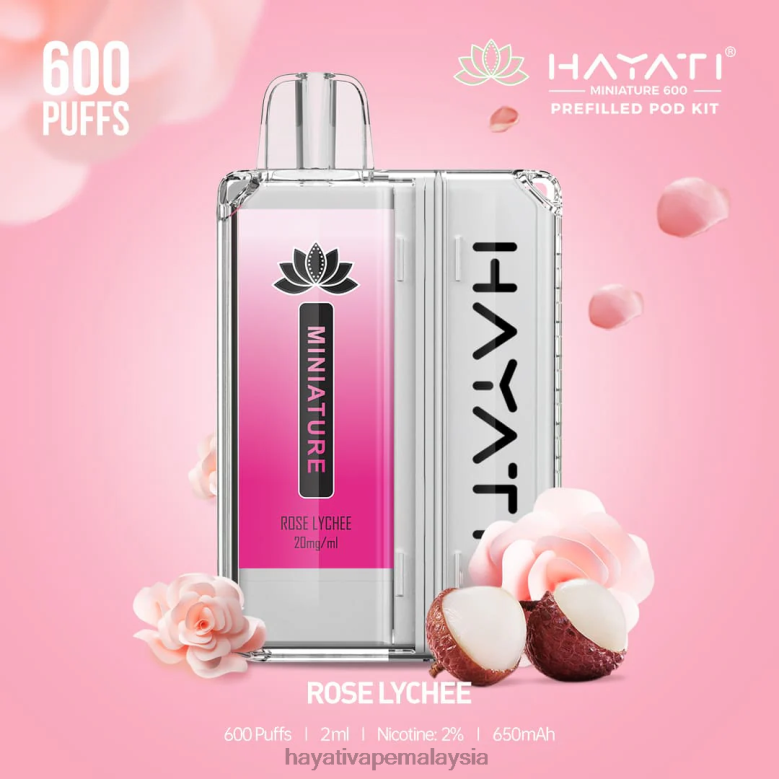 Hayati Miniature 600 kit pod laici ros 82Z4B44 Hayati Vape Liquid