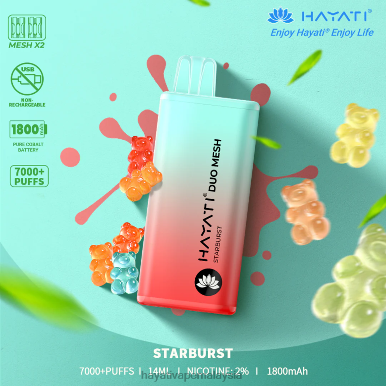 Hayati Duo Mesh pakai buang starburst 82Z4B181 Hayati Malaysia