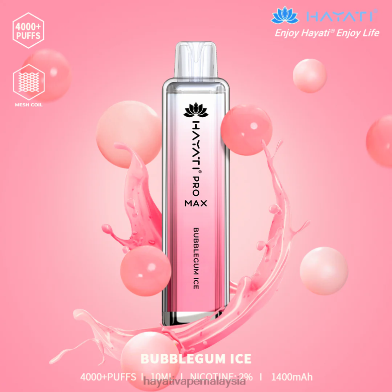 Hayati Pro Max pakai buang ais bubblegum 82Z4B131 Hayati Malaysia