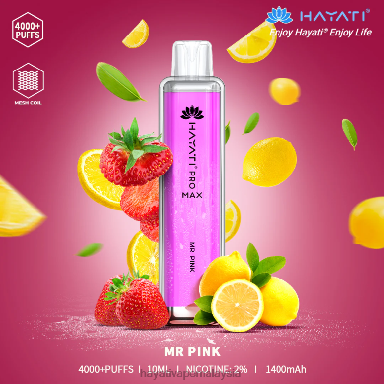 Hayati Pro Max pakai buang encik pink 82Z4B135 Hayati Vape Review