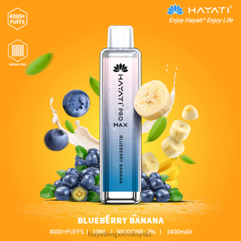 Hayati Pro Max pakai buang pisang blueberry 82Z4B138 Hayati Store Malaysia