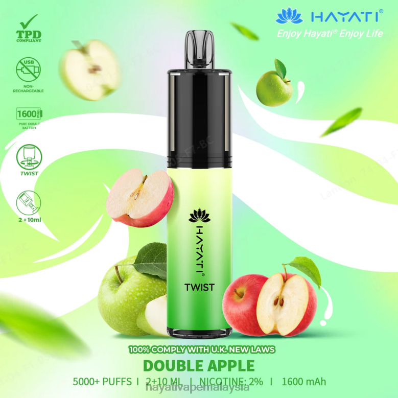 Hayati Twist pakai buang epal berganda 82Z4B68 Hayati Store Malaysia