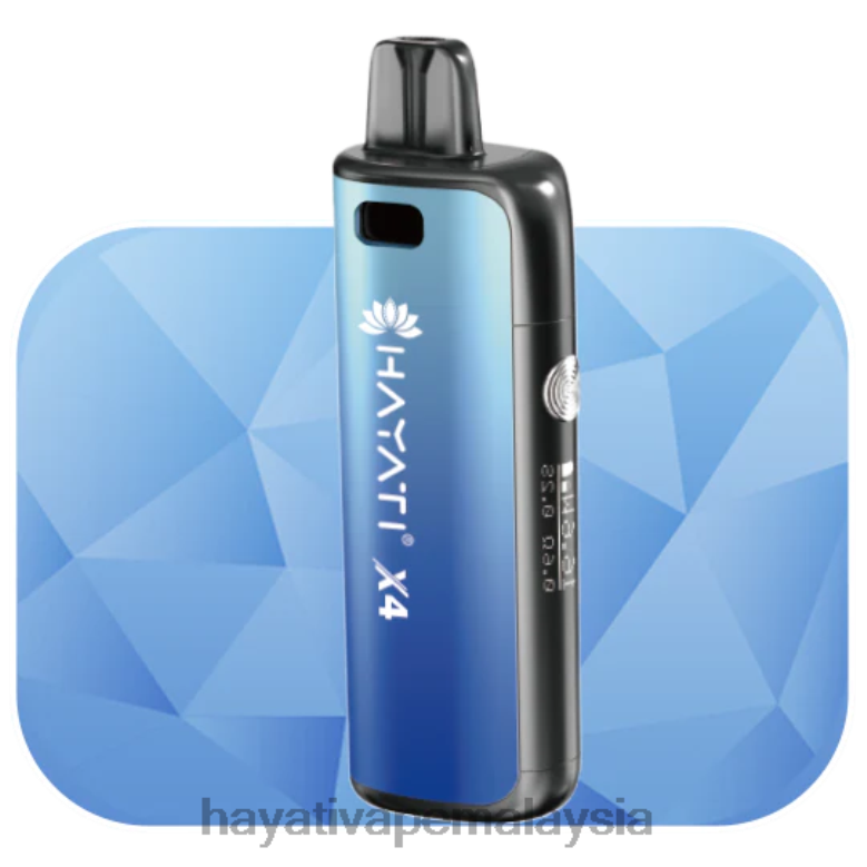 Hayati X4 sistem pod boleh isi semula biru bergelora 82Z4B63 Hayati Vape Malaysia