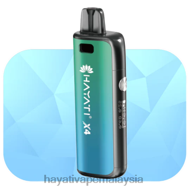 Hayati X4 sistem pod boleh isi semula hijau aurora 82Z4B59 Hayati Flavour List