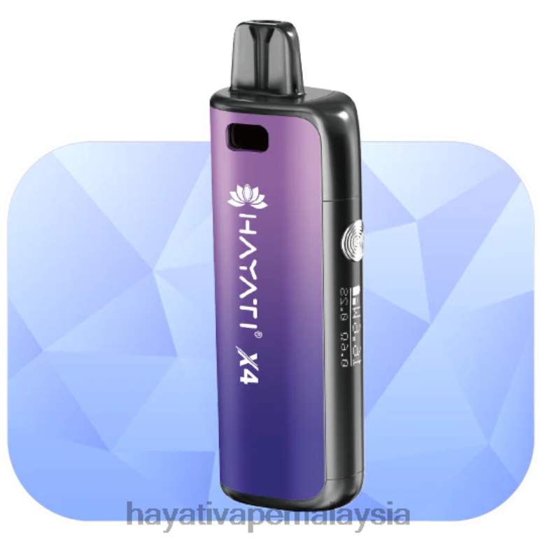 Hayati X4 sistem pod boleh isi semula ungu berkabus 82Z4B61 Hayati Malaysia